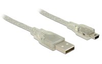 Delock USB 2.0-Kabel  USB A - Mini-USB B 0.5 m
