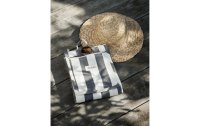 Södahl Picknickdecke Streifen 130 x 170 cm, Grau