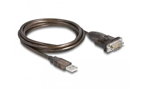 Delock Serial-Adapter 62645 USB Typ-A  zu RS-232 mit Muttern