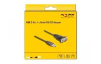 Delock Serial-Adapter 62645 USB Typ-A  zu RS-232 mit Muttern