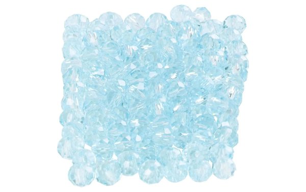 Creativ Company Glasschliffperlen 3 mm x 4 mm Hellblau