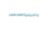 Creativ Company Glasschliffperlen 3 mm x 4 mm Hellblau