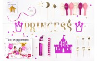 Partydeco Partyset Princess 9-teilig, Pink