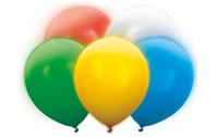 Partydeco Luftballon LED 5 Stück, Mehrfarbig