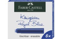 Faber-Castell Tintenpatrone Königsblau, 6 Stück