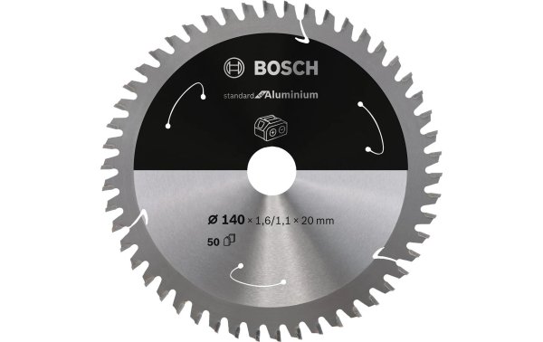 Bosch Professional Kreissägeblatt Standard for Aluminium Ø 140, Z 50