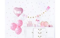 Partydeco Partyset Its a girl 7-teilig, Rosa