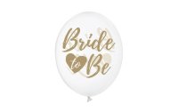 Partydeco Luftballon Bride to be Gold Ø 30 cm, 6...