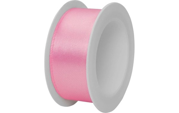 Stewo Satinband Doppel-Satin 25 mm x 3 m, Rosa