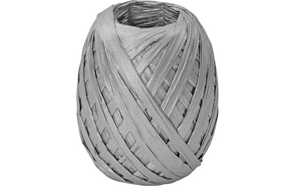 Stewo Geschenkband Raffia Silber