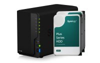 Synology NAS DiskStation DS220+ 2-bay Synology Plus HDD 24 TB