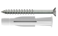Tox-Dübel Allzweckdübel Trika 5x31 mm, inkl. Schraube 10 Stück