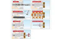 Tox-Dübel Allzweckdübel Trika 6x51 mm, inkl....