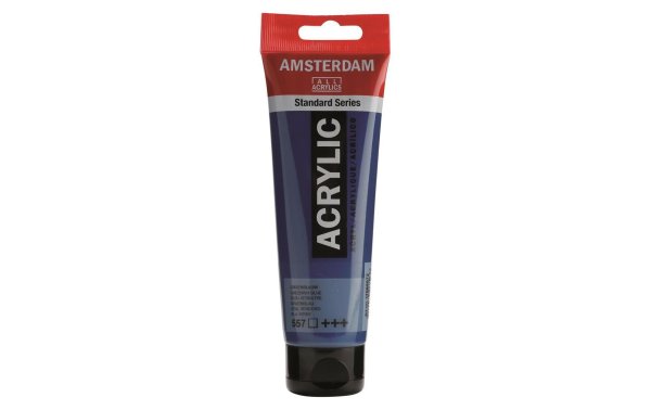 Amsterdam Acrylfarbe Standard 557 Grünblau transparent, 120 ml