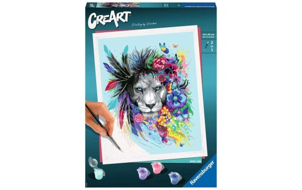 Ravensburger Malen nach Zahlen CreArt: Boho Lion