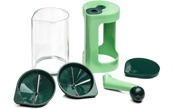 Genius Spiralschneider Nicer Dicer Super Julietti 6-teilig, Grün