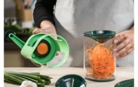 Genius Spiralschneider Nicer Dicer Super Julietti 6-teilig, Grün