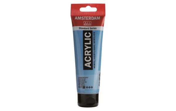 Amsterdam Acrylfarbe Standard 517 Königsblau deckend, 120 ml