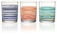 Montana Trinkglas :New Stripes 240 ml, 3 Stück, Transparent