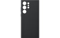 Samsung Back Cover Leather Galaxy S23 Ultra Schwarz