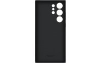 Samsung Back Cover Leather Galaxy S23 Ultra Schwarz
