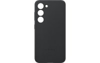 Samsung Back Cover Leather Galaxy S23 Schwarz