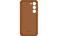 Samsung Back Cover Leather Galaxy S23 Braun