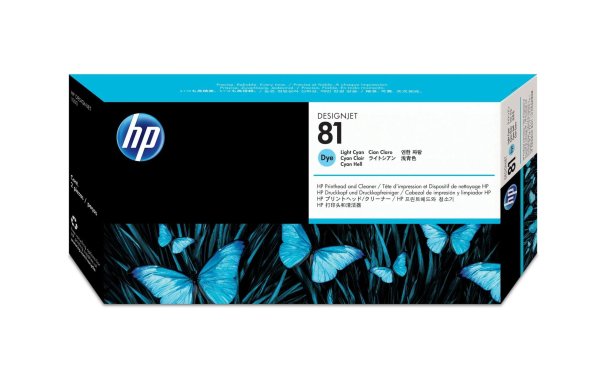 HP Druckkopf Nr. 81 (C4954A) Light Cyan