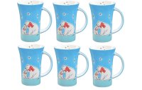 Mila Kaffeetasse Hug me 500 ml, 6 Stück, Hellblau