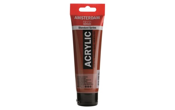 Amsterdam Acrylfarbe Standard 411 Siena gebr. halbtransparent, 120 ml