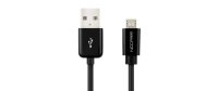 deleyCON USB 2.0-Kabel USB A - Micro-USB B 1.5 m