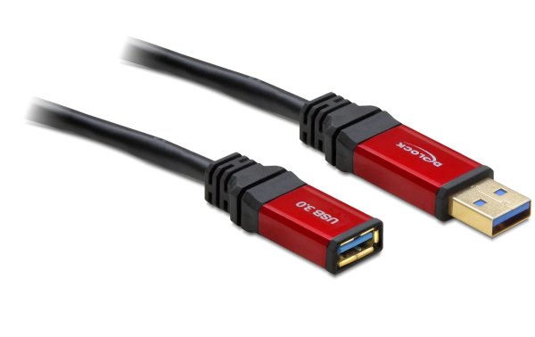 Delock USB 3.0-Verlängerungskabel Premium USB A - USB A 2 m