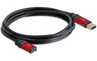 Delock USB 3.0-Verlängerungskabel Premium USB A -...