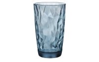 Bormioli Rocco Longdrinkglas Diamond 470 ml, 6 Stück, Blau