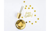 Partydeco Partyset Birthday gold 7-teilig, Gold