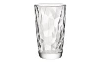 Bormioli Rocco Longdrinkglas Diamond 470 ml, 6 Stück, Transparent