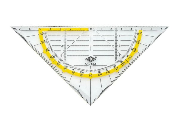 WEDO Geodreieck/Dreieck 16 cm 10 Stück