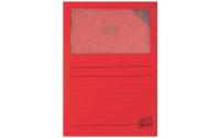 ELCO Sichthülle Zero Plastic Rot, 100 Stück
