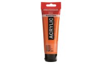 Amsterdam Acrylfarbe Standard 276 Azoorange halbdeckend, 120 ml