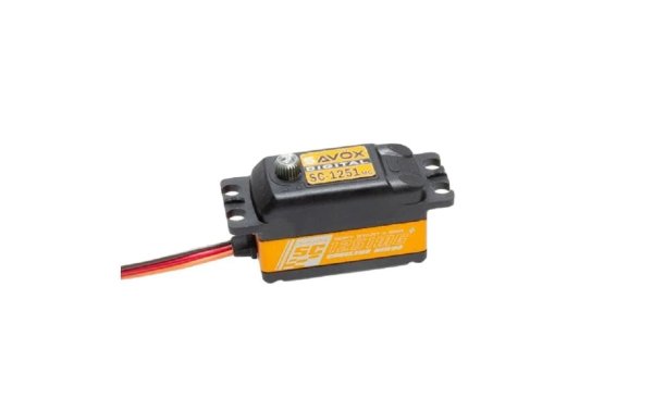 Savöx Low Profile Servo SC-1251MG+ Digital, Metall-Getriebe, 9 kg