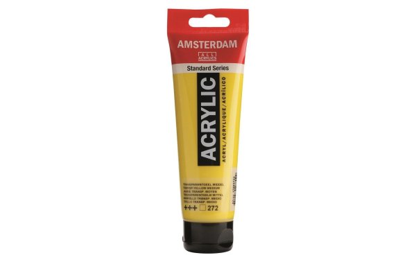 Amsterdam Acrylfarbe Standard 272 Gelb transparent, 120 ml