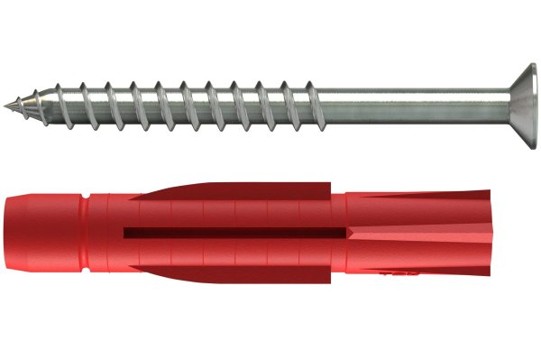 Tox-Dübel Allzweckdübel Tri 6x36 mm, inkl. Schraube 50 Stück