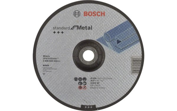 Bosch Professional Trennscheibe gekröpft Standard for Metal, 230 x 3 mm