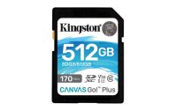 Kingston SDXC-Karte Canvas Go! Plus UHS-I U3 V30 512 GB