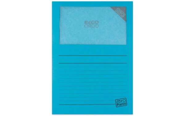 ELCO Sichthülle Zero Plastic Blau, 100 Stück