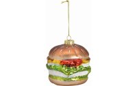 G. Wurm Weihnachtskugel Hamburger 9 x 9 x 9 cm, Mehrfarbig