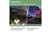 Paulmann Outdoor Gartenspot Plug & Shine Kikolo, TW, ZB, Anthrazit