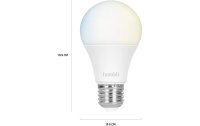 hombli Leuchtmittel Smart Bulb, E27, 9W, CCT, 1+1 Pack