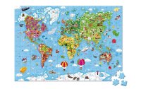 Janod Puzzle Weltkarte 300 Teile