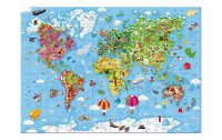 Janod Puzzle Weltkarte 300 Teile